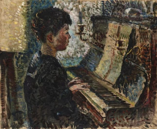 Jeune garçon au piano