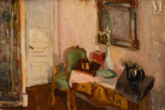 Jeu d’échecs dans un intérieur