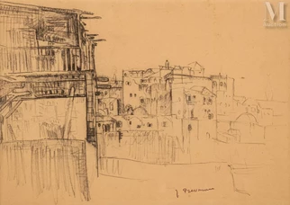 Maisons dans le village provençal