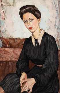Portait de femme assise