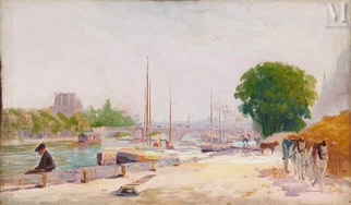 Travaux en bord de Seine