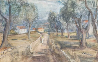 Promenade dans le chemin provençal