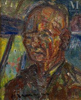 Autoportrait de l'artiste à l'âge de 75 ans