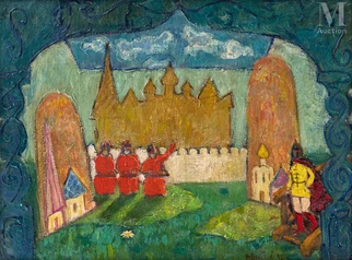 Trois joueurs de guzla