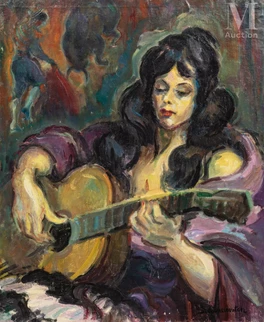 Femme à la guitare