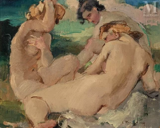 Trois baigneuses, 1949