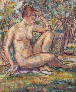 Nu dans le jardin