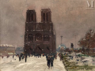 Vue de Notre Dame de Paris