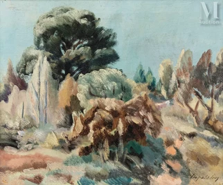 Paysage provençal circa 1930