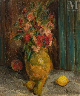 Composition au bouquet de fleurs