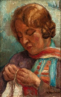 Femme à la couture