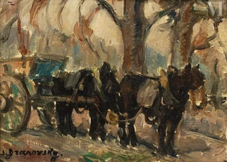 Attelage de chevaux