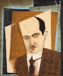 Marc STERLING (Prylouky 1895 - Paris 1976) — Portrait du peintre Victor Barth