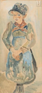 Jeune fille au chapeau