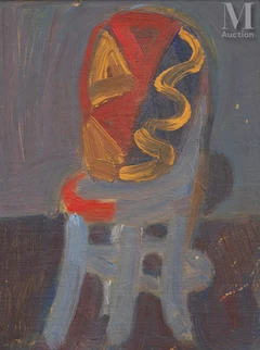 La chaise bleue