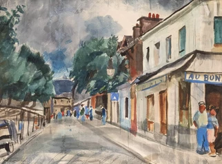 Passants dans la rue