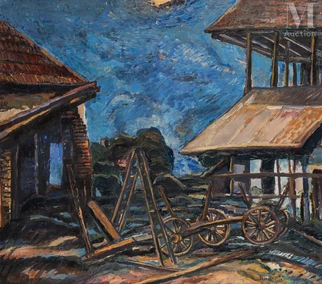 Maisons au clair de lune