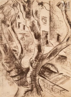 L'arbre dans le village