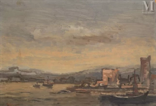 Vue d’un port