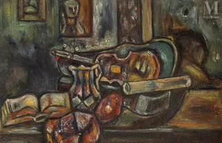 Nature morte au violon