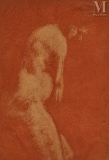 "Nude pensive"