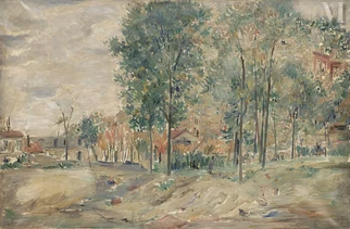 Personnages dans le parc