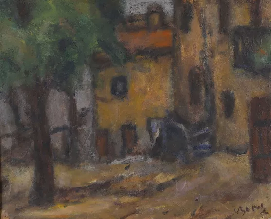 Place de village en Hongrie